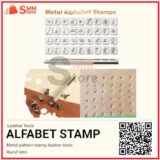 Punch Stamp Drip letter Alfabet huruf kecil latin 36 pcs kulit leather