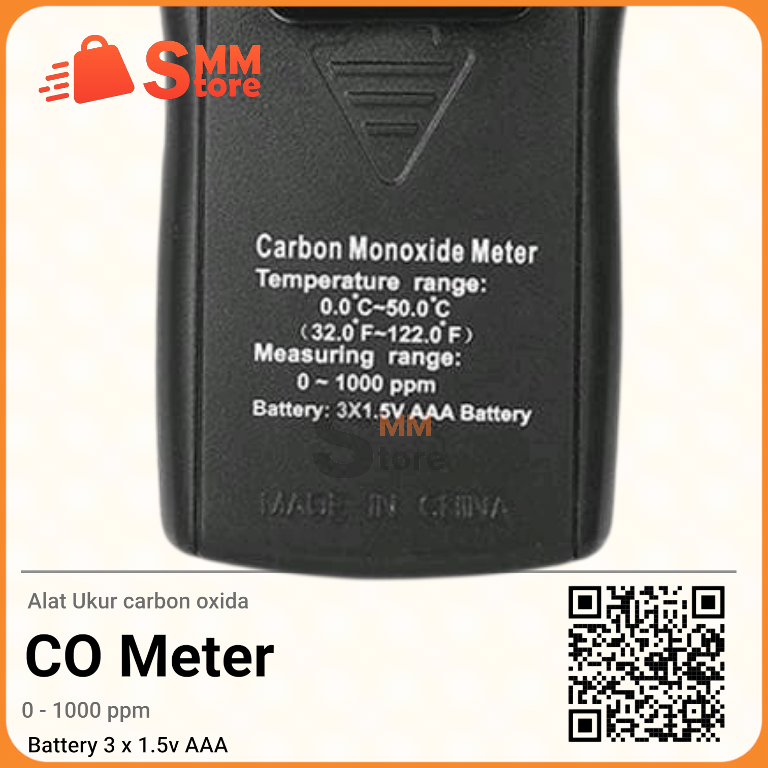 Digital CO Carbon Monoxide Meter karbon monoksida gauge CO Gas Analyze - Gambar 4