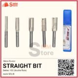 103 Series 2 flute SOLID Mata Profil Kayu Straight Bit 6mm 8mm 10mm 11mm 12,7mm As 1/4 / Solid Router Bit Straight Bit 103 Series